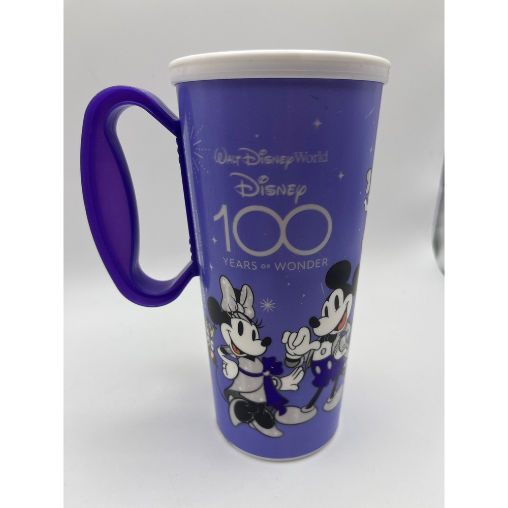 Disney 100 Years of Wonder Travel Mug Walt Disney World Refillable Tumbler